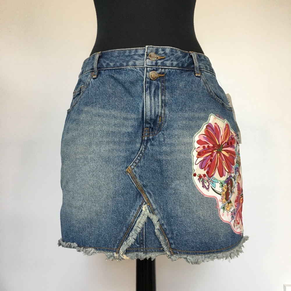 *HP!* NWT Y2K Thalia Sodi Denim Mini Skirt, 9/10